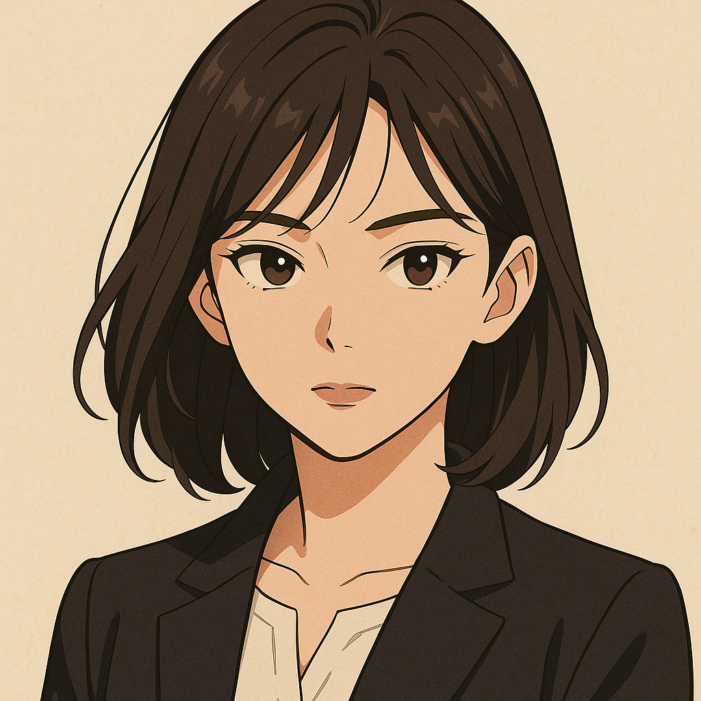 Retrato em estilo anime editorial