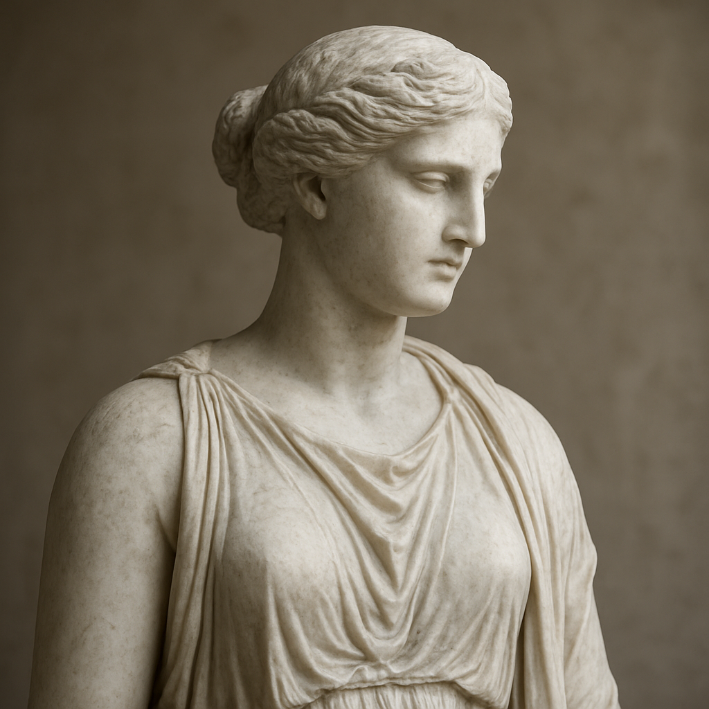 Escultura de mármore clássica
