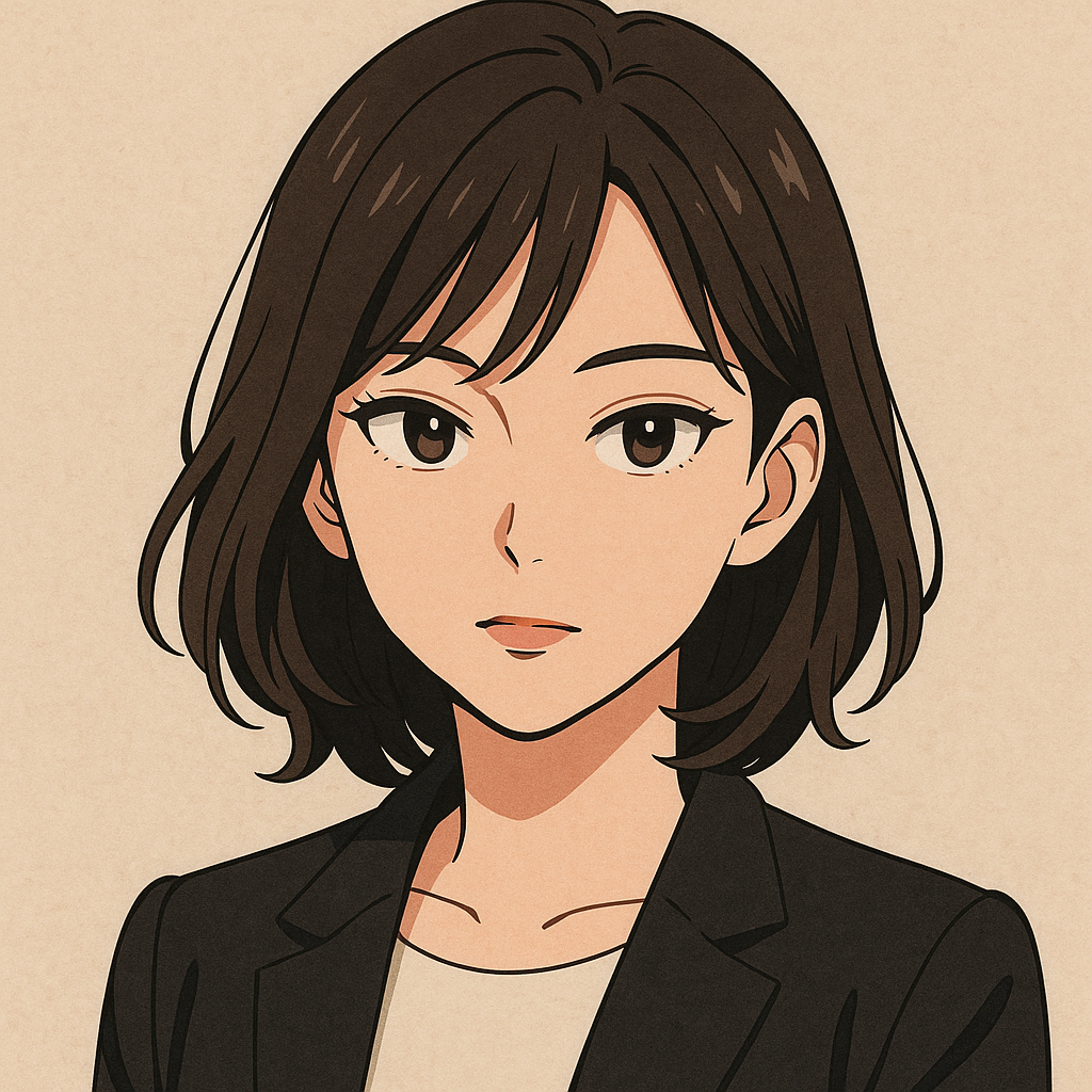 Retrato em estilo anime editorial