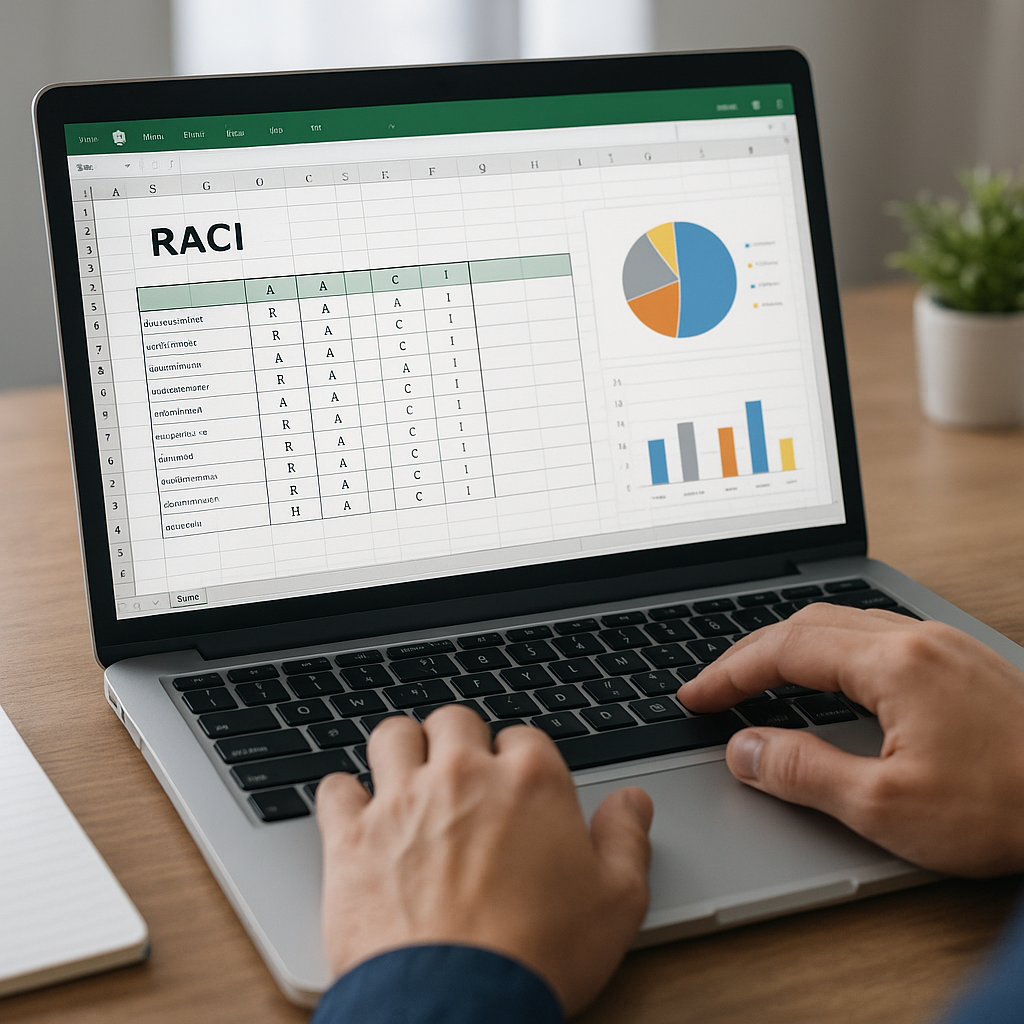 Matriz RACI de Projetos em Excel com Validações e Dashboard
