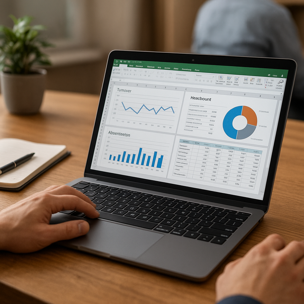 Dashboard de RH no Excel: Turnover, Headcount e Absenteísmo