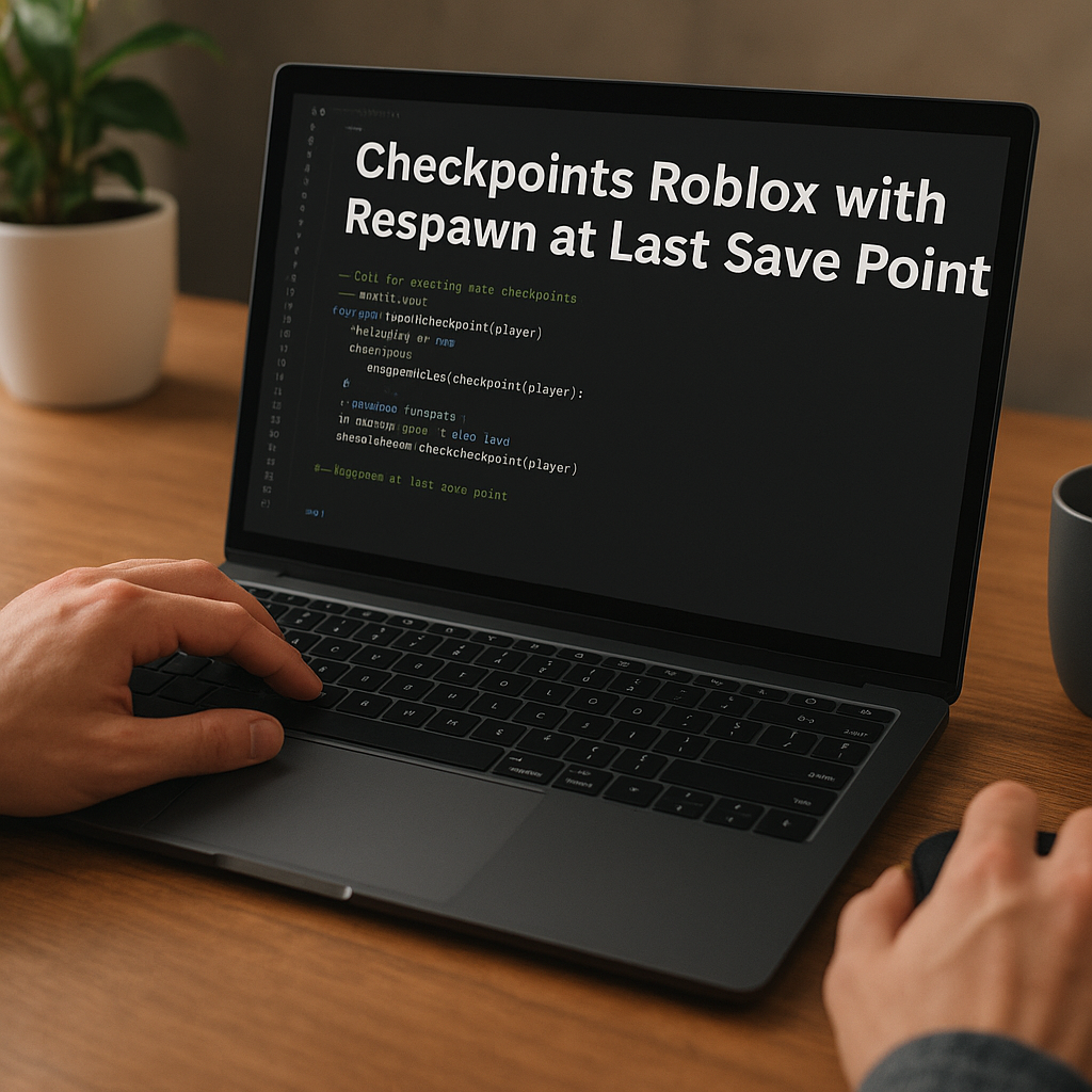 Checkpoints Roblox com Respawn no Último Ponto Salvo